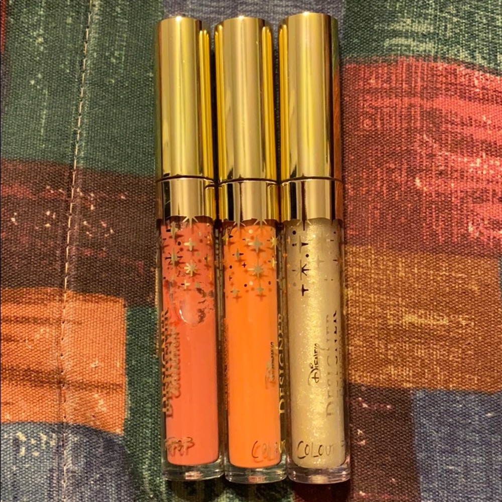 BNIB Colourpop x Disney Designer Lipgloss Trio